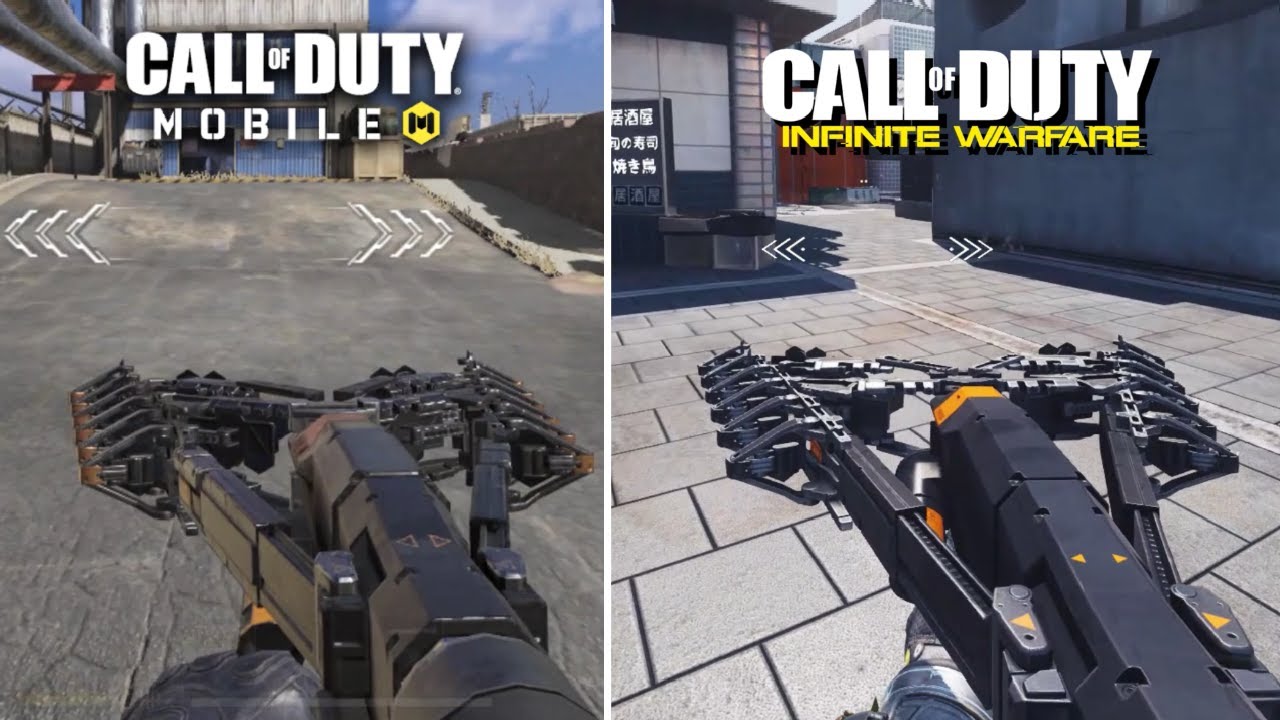 New Claw Operator skill comparison (Cod Mobile vs. Infinite warfare)