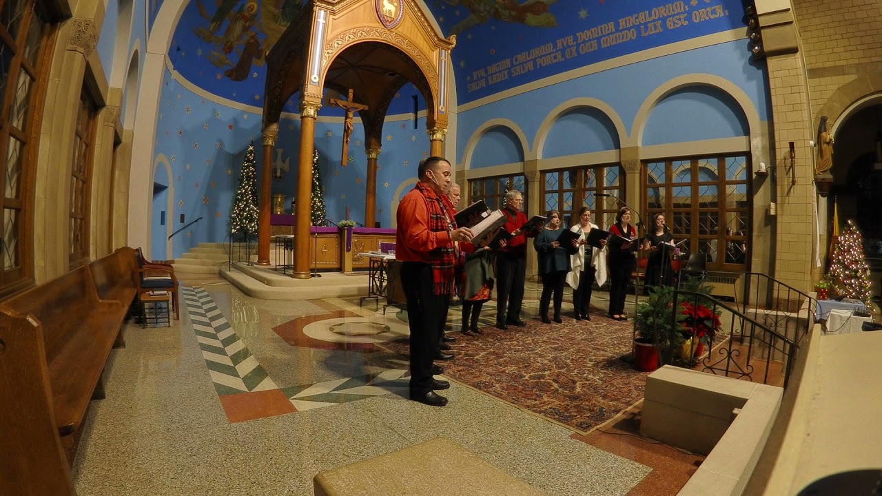 Our Lady of Angels adult choir Christmas concert. December 17, 2021