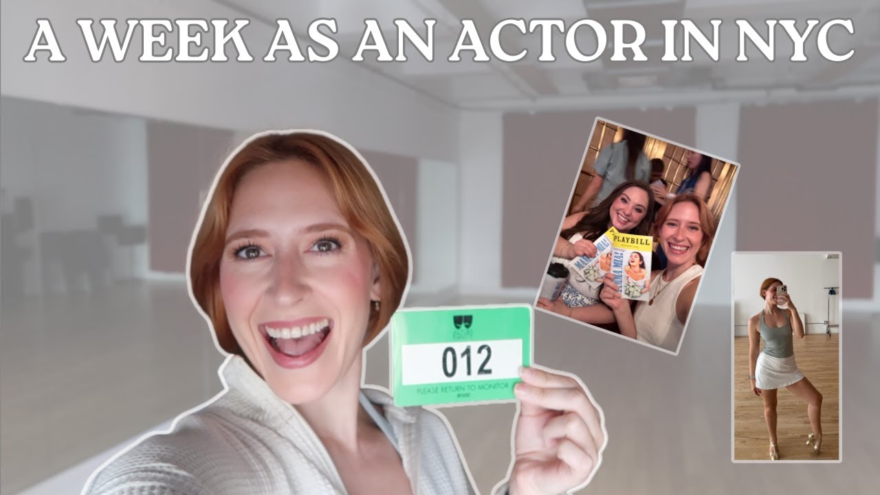 POV: Your Average Wednesday Is Auditioning For The Great Gatsby On Broadway | Weekly NYC Actor Vlog