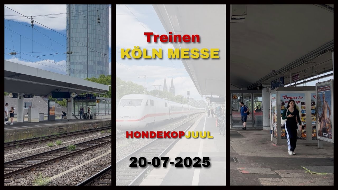 treinen/trains op station K&ouml;ln Messe - 20 juli 2025 (D)
