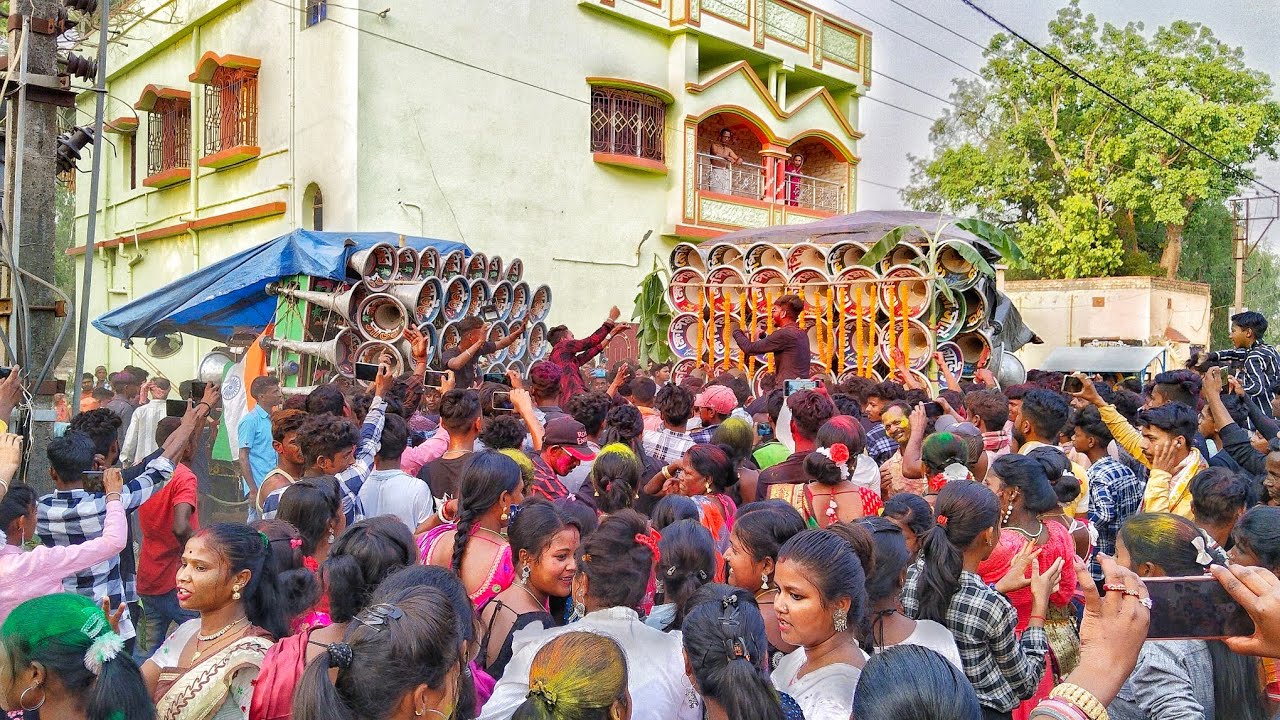 রকস্টার সাউন্ড 🆚 ক্ষেপিমা সাউন্ড মুখোমুখি বিরাট কম্পিটিশন গোন্নাতে |🔥| Rockstar Sound vs khapimaa..