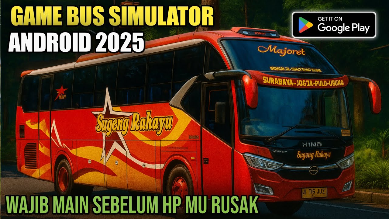 10 Game Bus Simulator Android Terbaik Tahun 2025! 