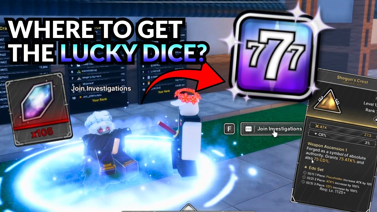 Как получить счастливые кости в Jujutsu Zero + Edo Gear? | Обновление Lucky Slots