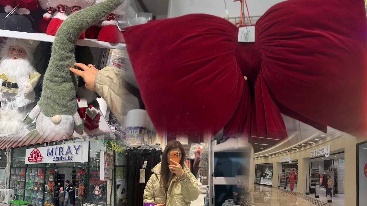 Mağazalari birlikdə gəzək💫Kiçik yeni il alış-verişi🛍️🎄#happynewyear #unpacking #baku 