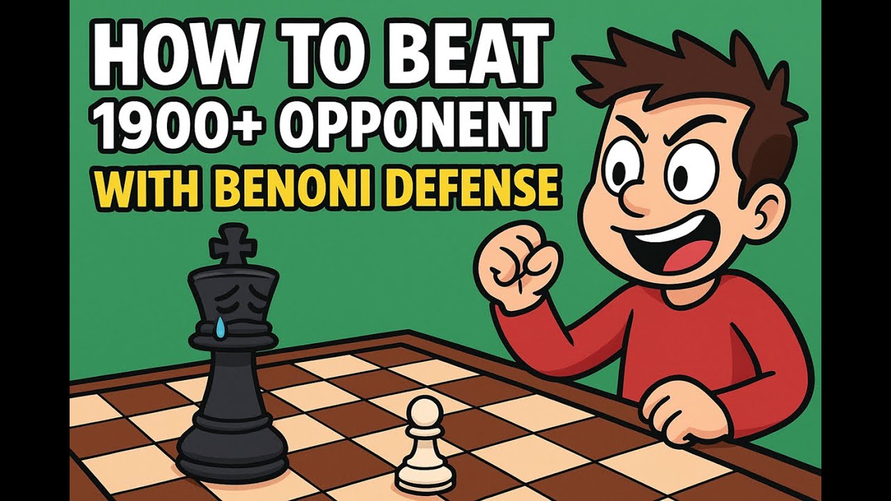 كيف تهزم خصم 1900+ في شطرنج باستخدام Benoni Defense وأفكار تكتيكية كيف تعاقب خصوم أقوى منك فيا شطرنج