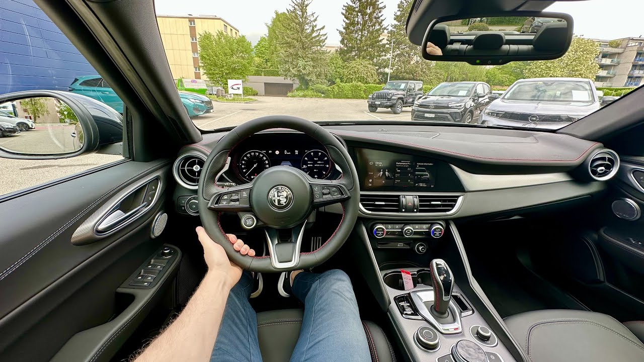 New Alfa Romeo Giulia Competizione 2023 Test Drive POV