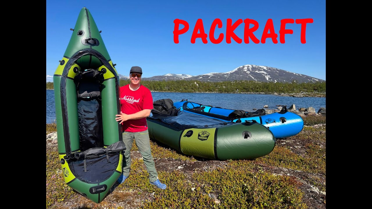 FISKE FRÅN PACKRAFT - Testar och provar oss fram