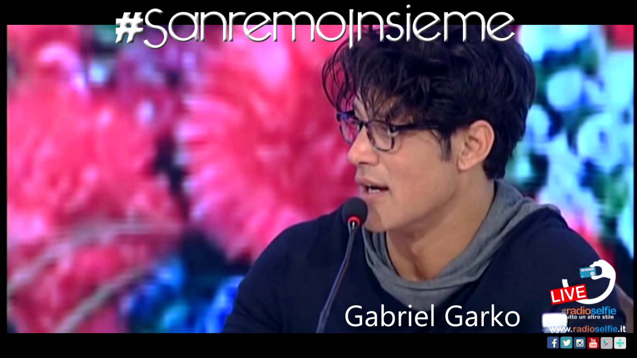 Sanremo 2016 - Intervista Gabriel Garko  - #sanremoinsieme RadioSelfie.it