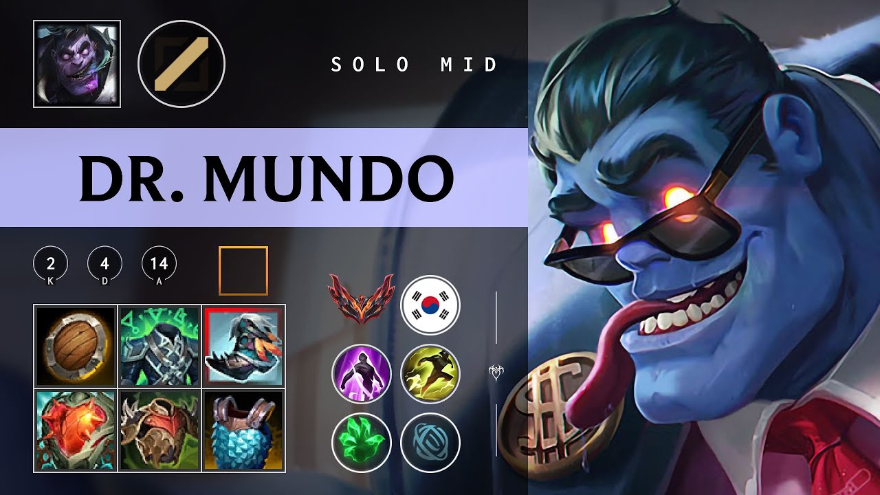 Dr. Mundo Mid vs Karma - KR Grandmaster Patch 26.02