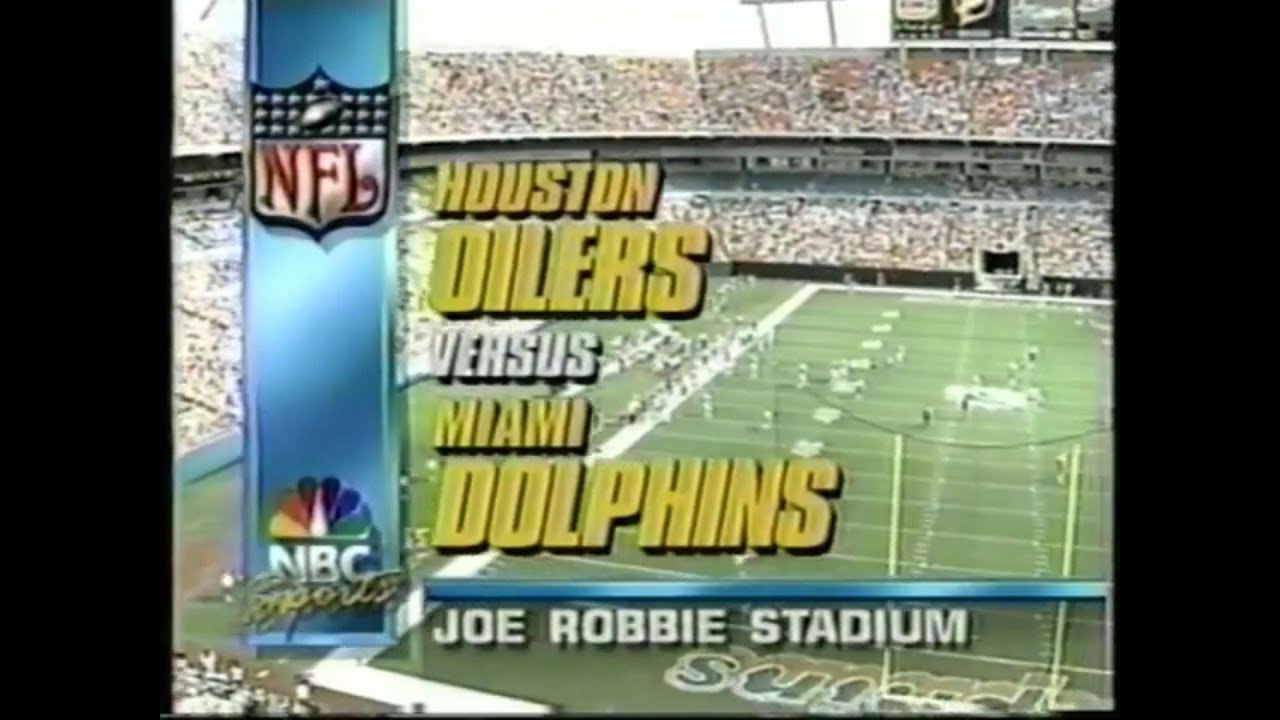 1992-11-22 Houston Oilers vs Miami Dolphins