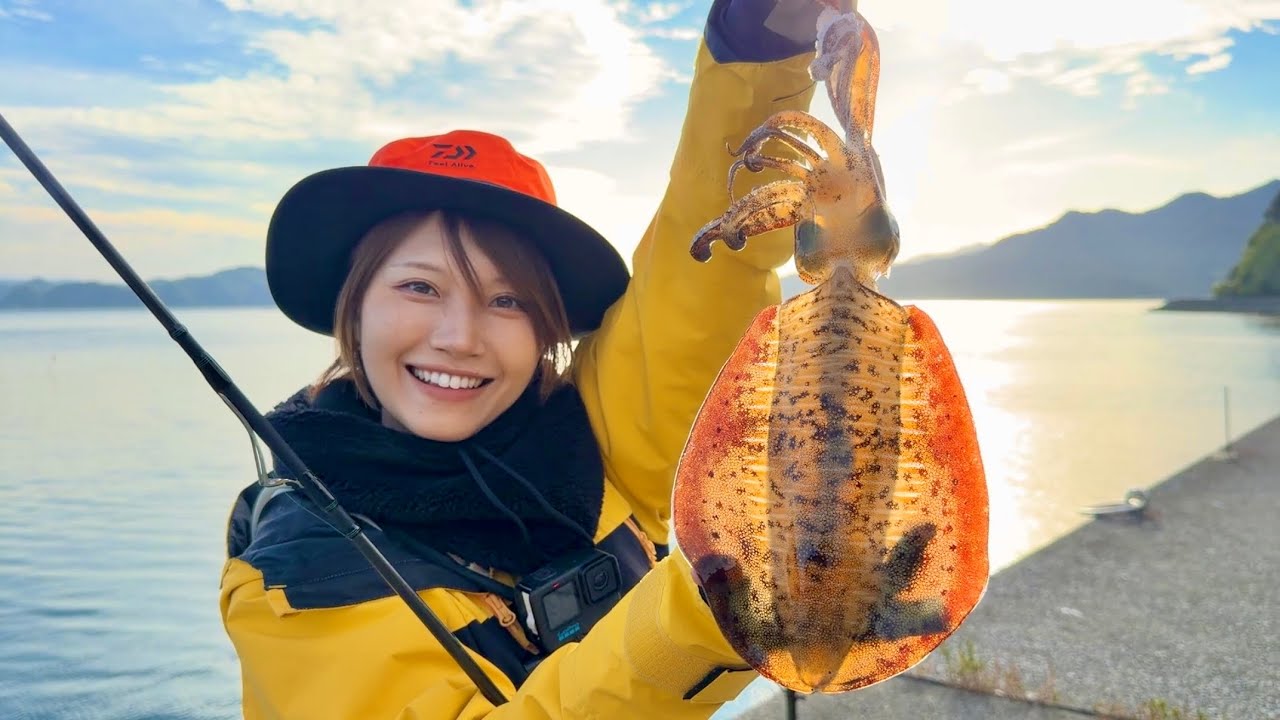 大物連発‼️見応えたっぷりのエギング＆ライトゲーム釣行〜全ては酒のために〜