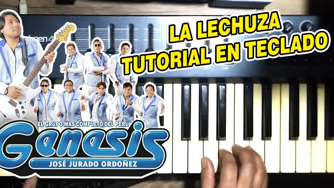 LA LECHUZA - GRUPO GENESIS (TUTORIAL EN TECLADO)