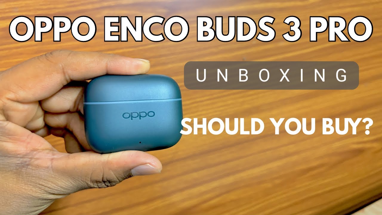 Распаковка наушников Oppo Enco Buds3 Pro | Что внутри?
