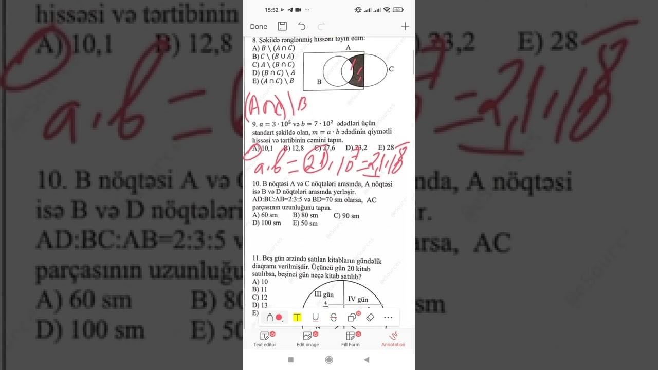 İZƏ Nəşriyyatı 11-ci sinif buraxılış test kitabı MSİ - 1.2.  #izənəşriyyatı