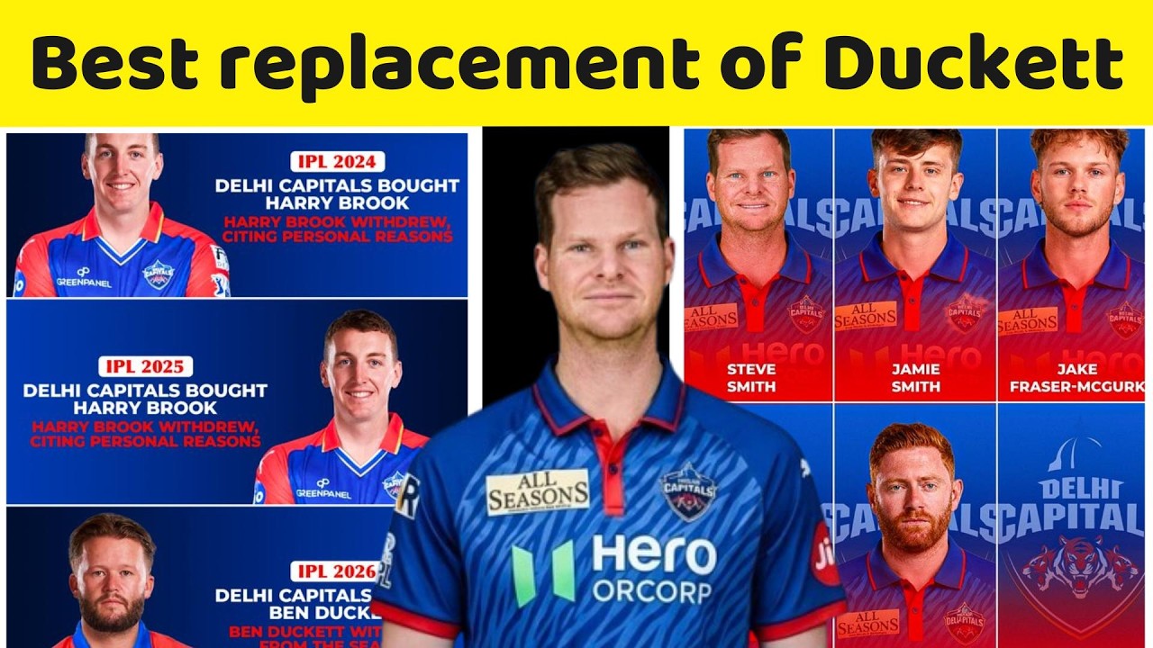 Best Replacement of Ben Duckett for IPL 2026 || Stive Smith || cricket