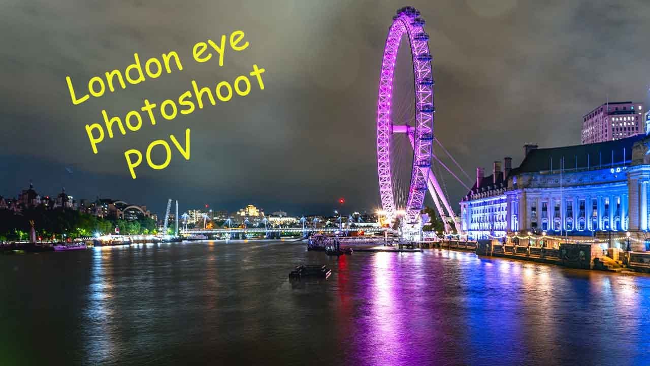 The London Eye Night Photography. My Pov Sony Alpha