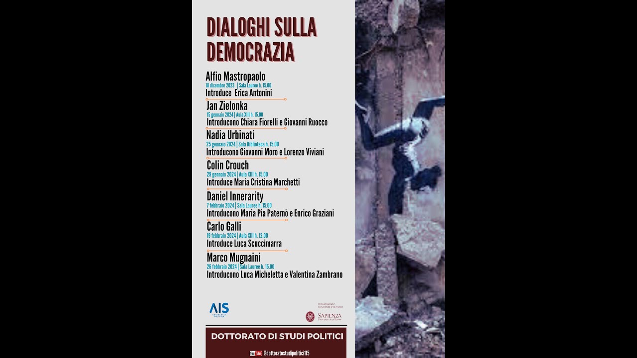 Carlo Galli, Dialoghi sulla democrazia