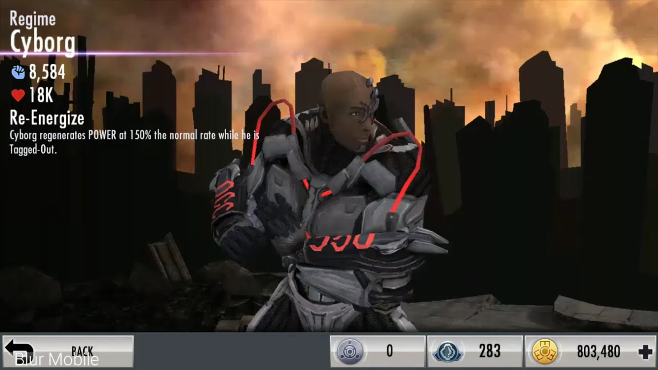 Injustice: Gods Among Us - Regime Cyborg gameplay