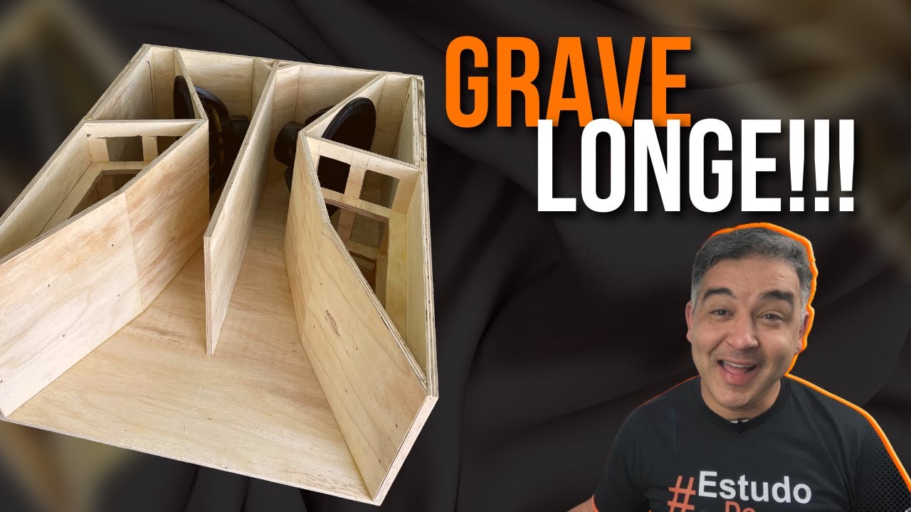 GRAVE indo Longe ! Caixa Band Pass HORN com B&C 18DS100