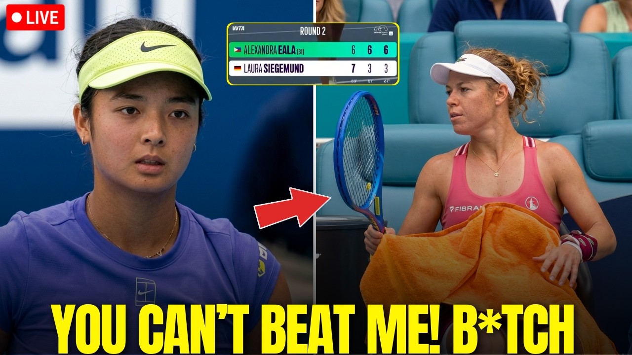 Alex Eala GOES OFF On Laura Siegemund DEFEATING Siegemund Despite Her DIRTY TACTICS In Miami Open!