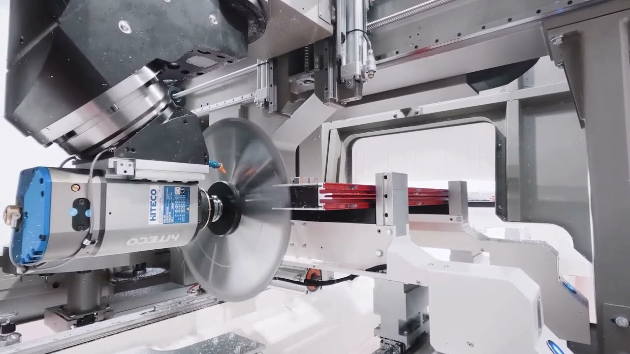 CALVET | MECAL MC 304 ARIEL-5A MTS | CNC BEWERKINGSCENTRUM voor ALUMINIUM en PVC profielen
