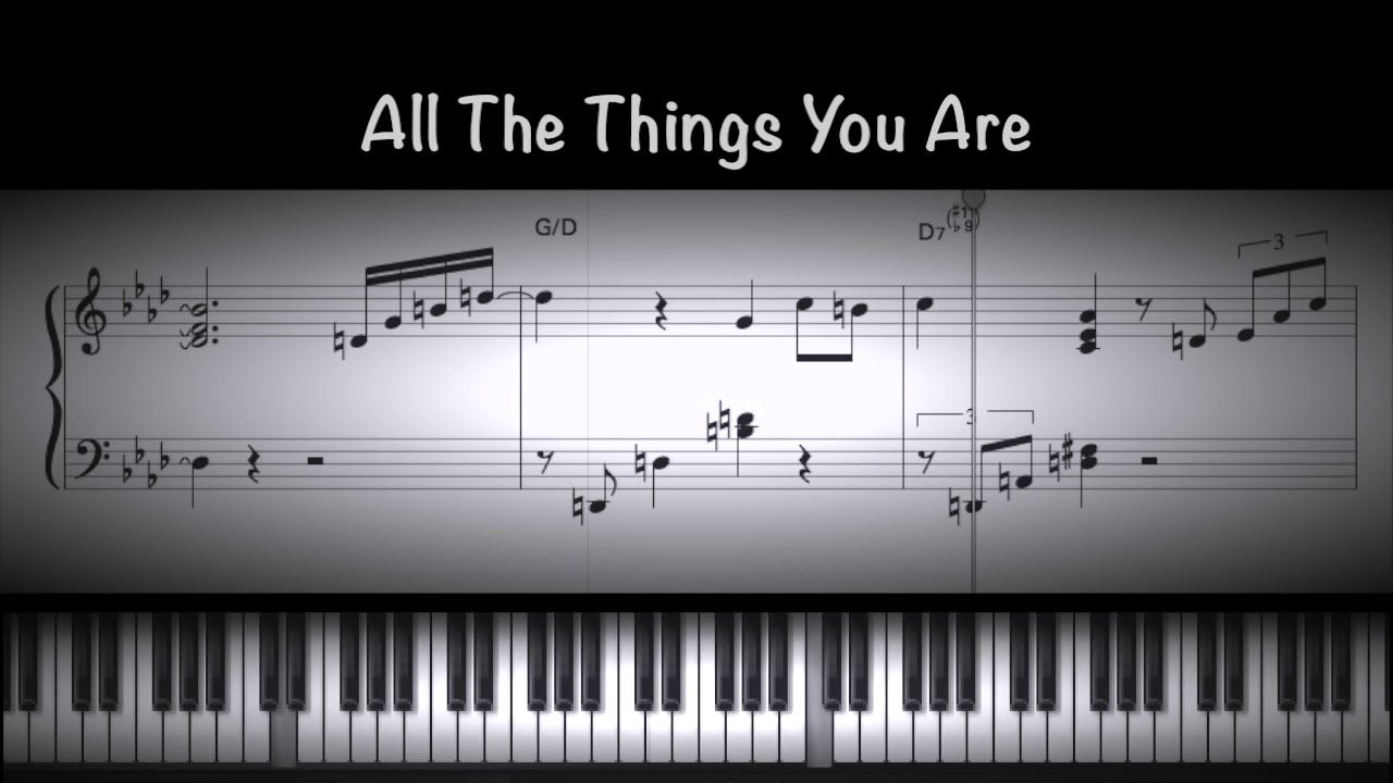 “All The Things You Are” Jazz Piano