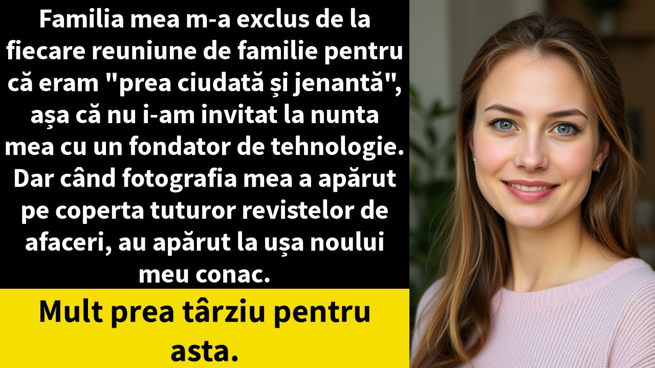 Familia mea m-a exclus de la fiecare reuniune de familie pentru că eram 