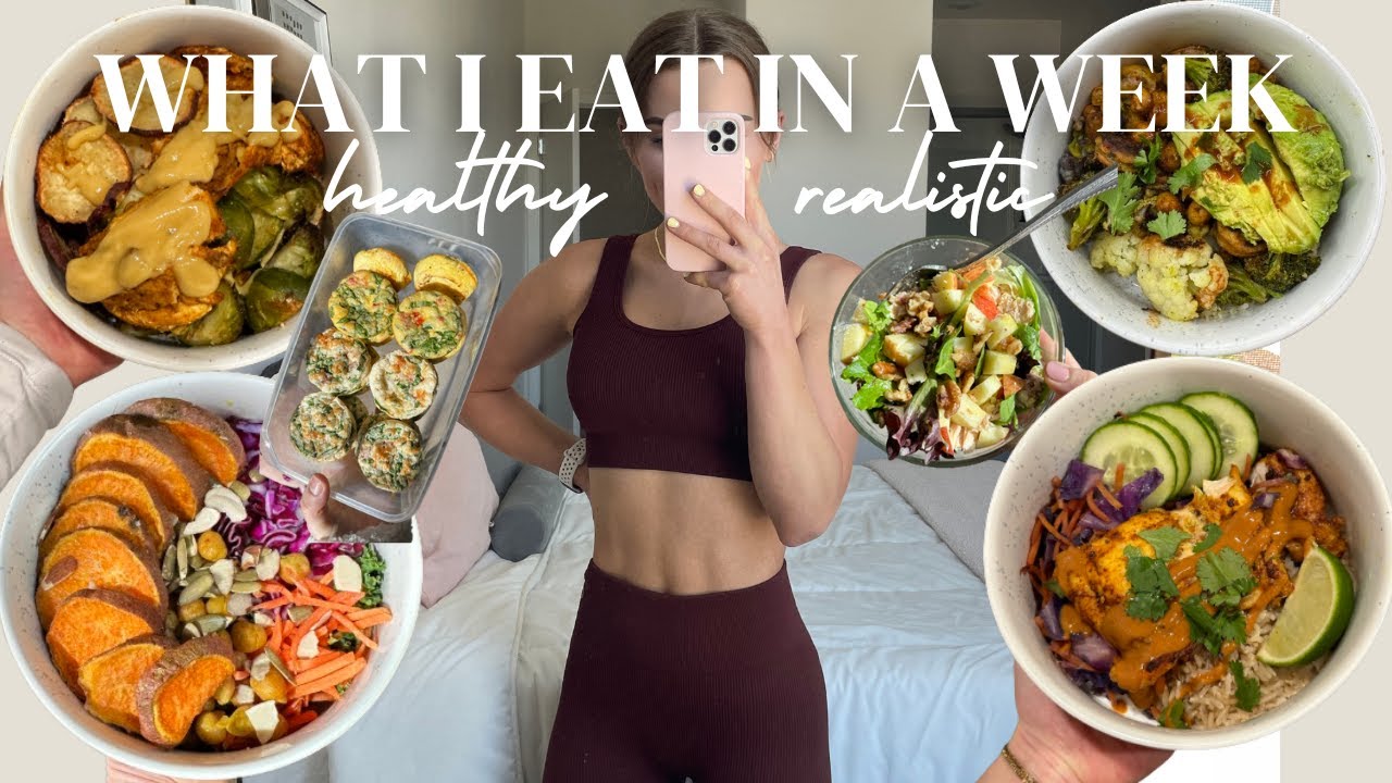 what i eat in a week: healthy & easy meals as a busy nursing student