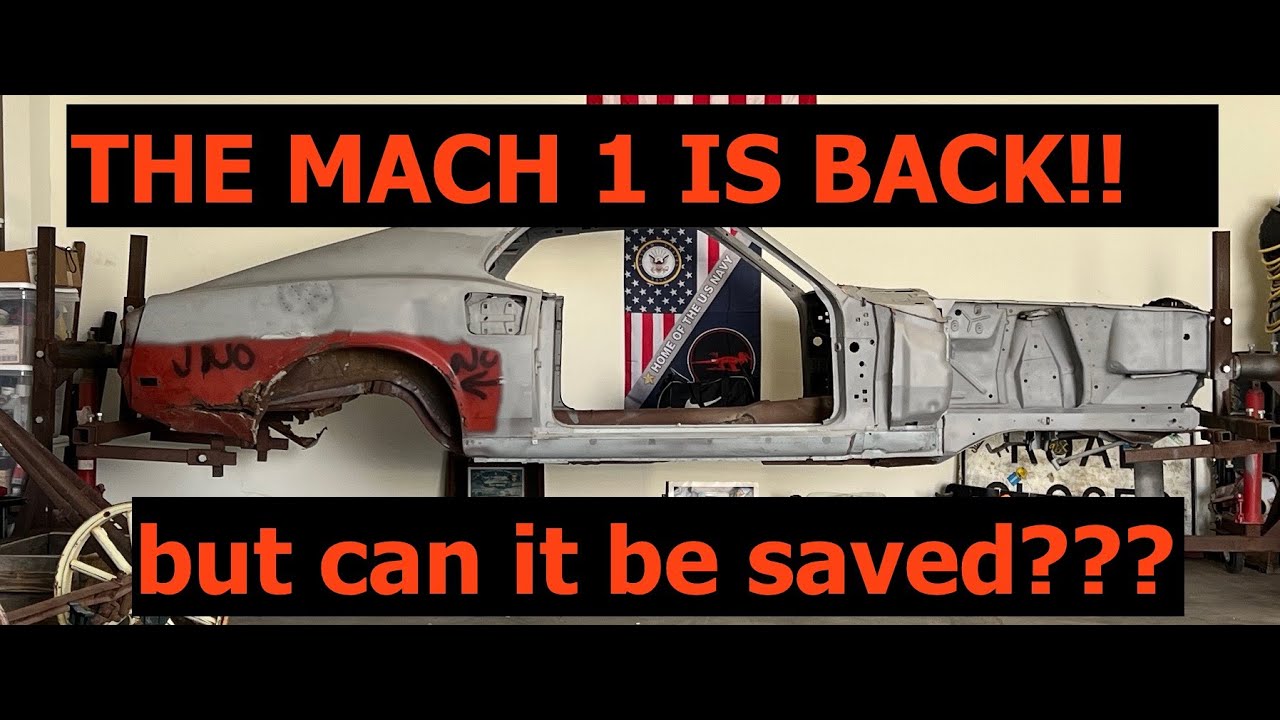 Got the 69 Mustang Mach 1 back from the Blaster! .....Can it be saved??