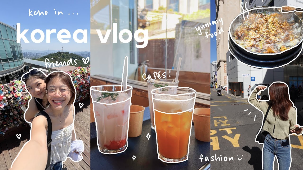 KOREA VLOG 💌 exploring itaewon, eating good food, hanbok, nails | Kcho Vlogs