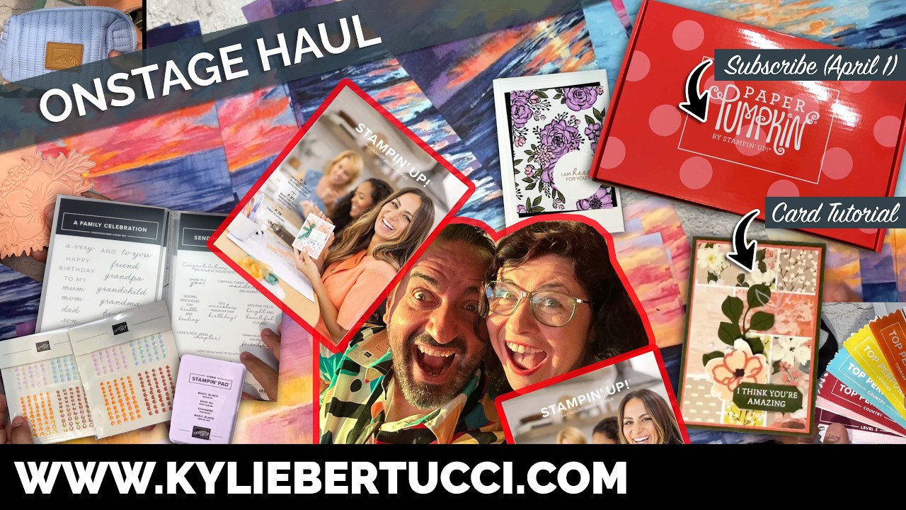 Back from Onstage! Haul, Swaps & BIG updates + FREE card Tutorial