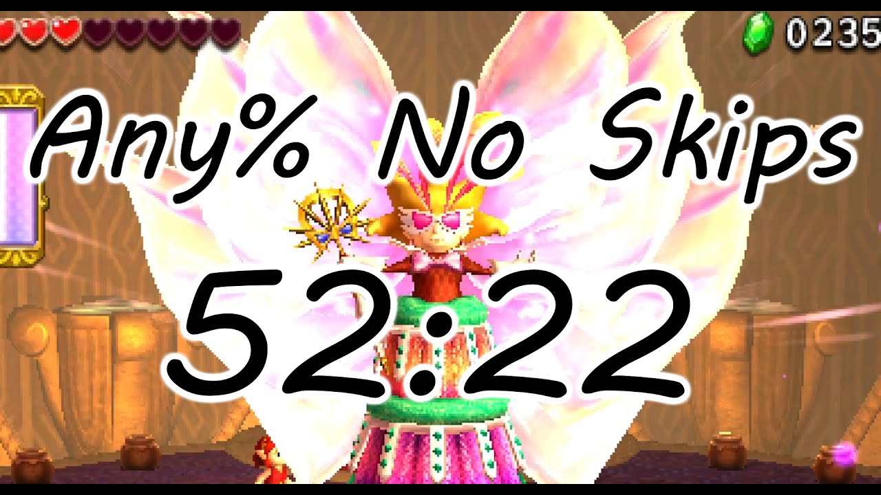 Tri Force Heroes Any% No Skips (Singleplayer) Speedrun in 52:22 [World Record]
