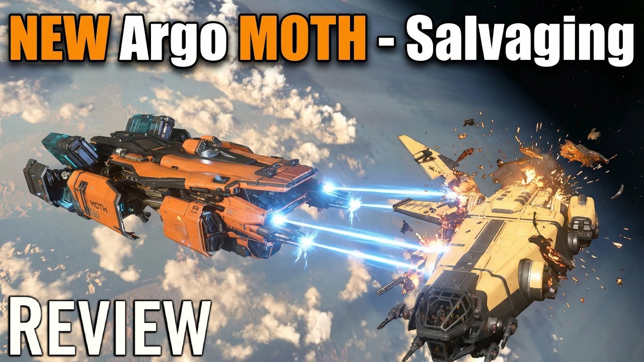 Star Citizen: Обзор и игровой процесс нового спасательного корабля Argo MOTH.