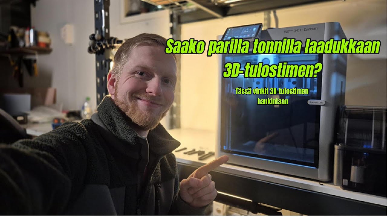 Saako parilla tonnilla laadukkaan 3D-tulostimen?