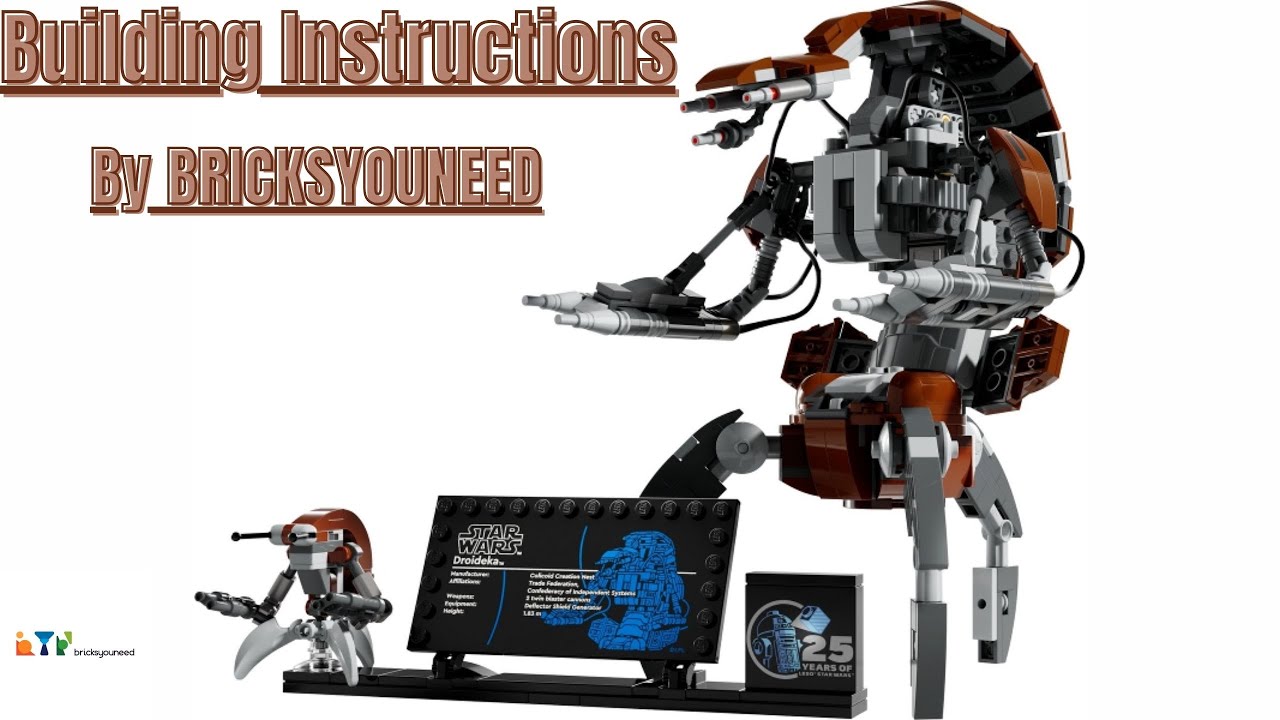 LEGO STAR WARS 75381 Droideka Building Instructions