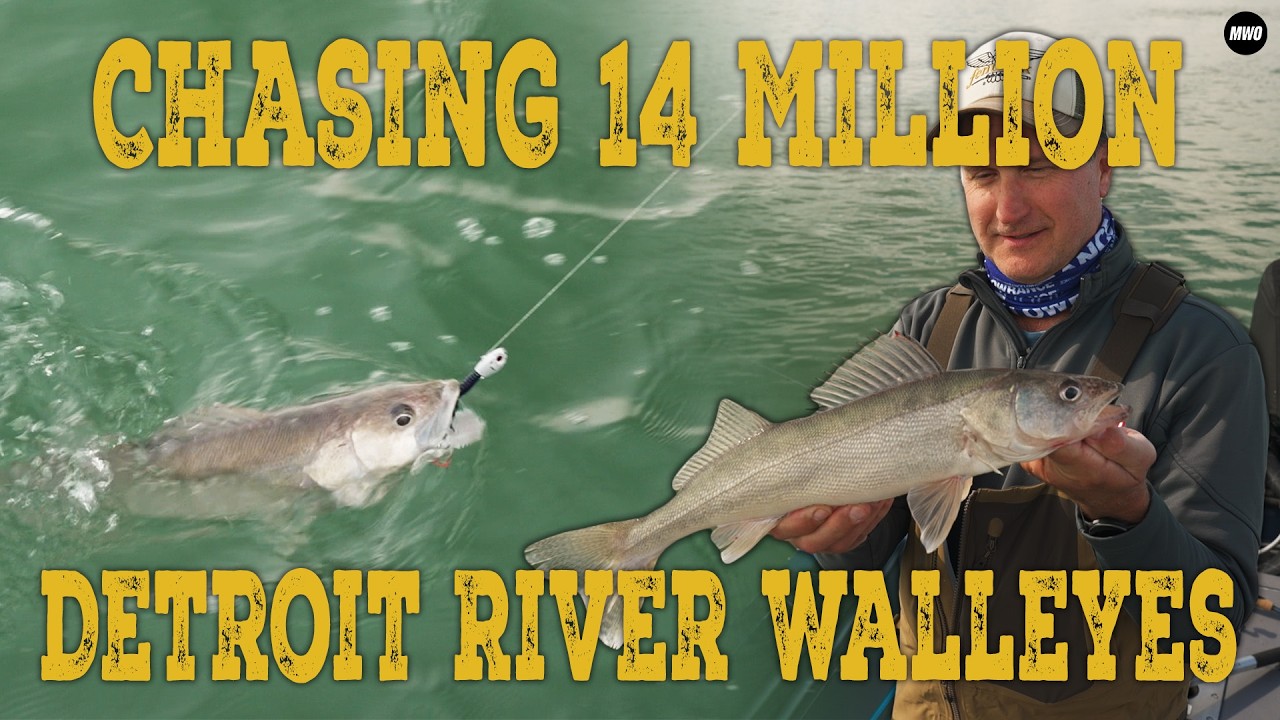 Detroit River Walleye Run | Jigging Spring Walleyes