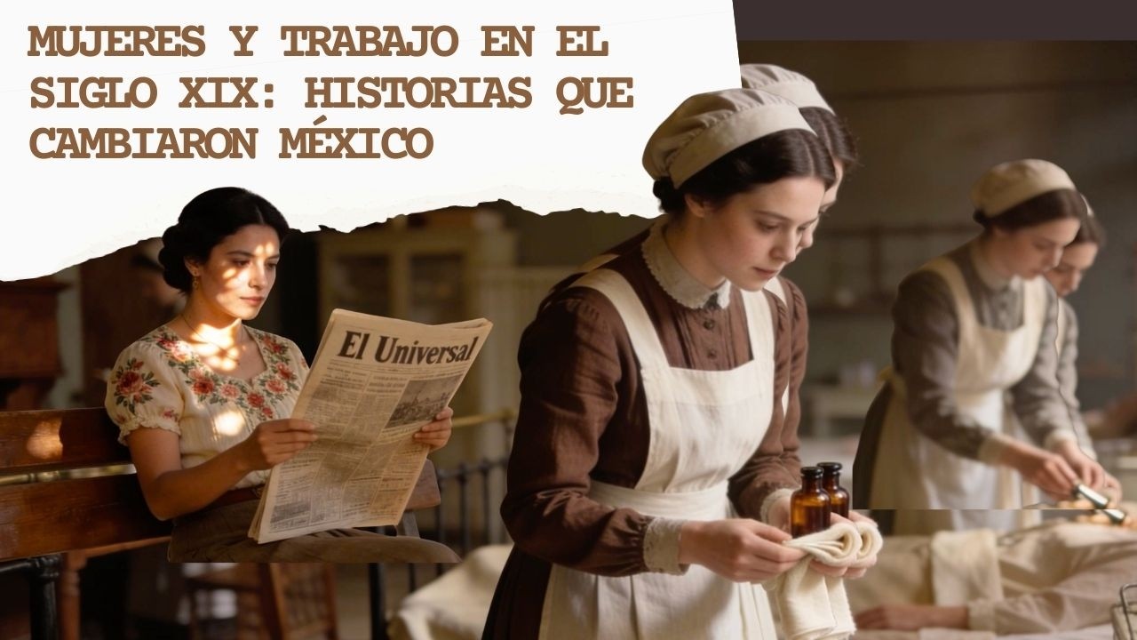 Mujeres y trabajo en el siglo XIX: historias que cambiaron México. #historia #feminismo #mexico
