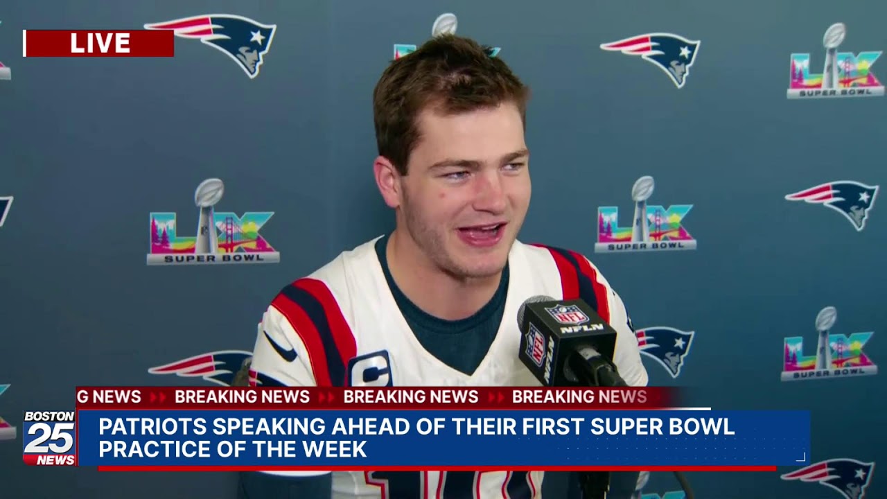 WATCH LIVE: Patriots speaking ahead of their first Super Bowl practice of the week.