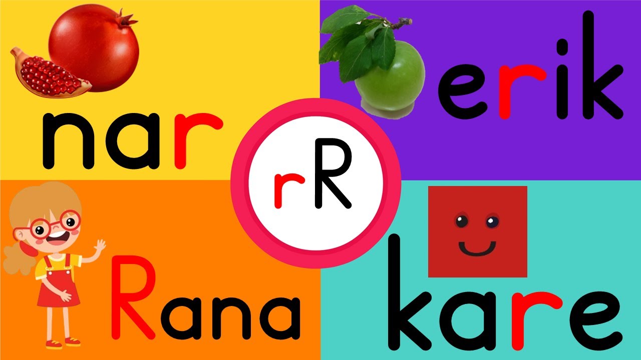 R Sesi Kelime Okuma Çalışması - R Sesi Öğretimi - İlk Okuma Yazma Öğretimi - Yeni Müfredat