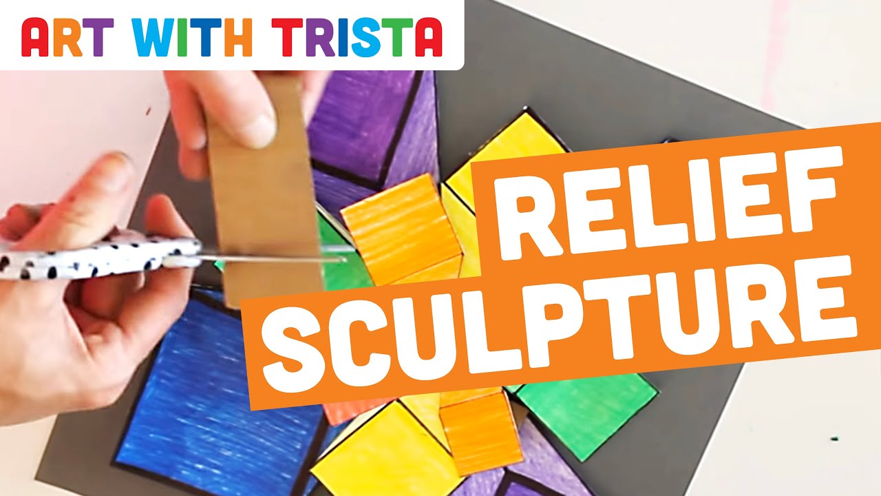 1 Point Perspective Relief Sculpture Tutorial - Art With Trista