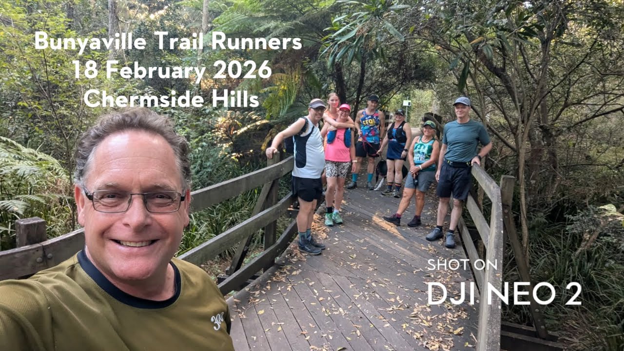 DJI Neo 2 action: Chermside Hills with Bunyaville Trail Runners 18 February 2026