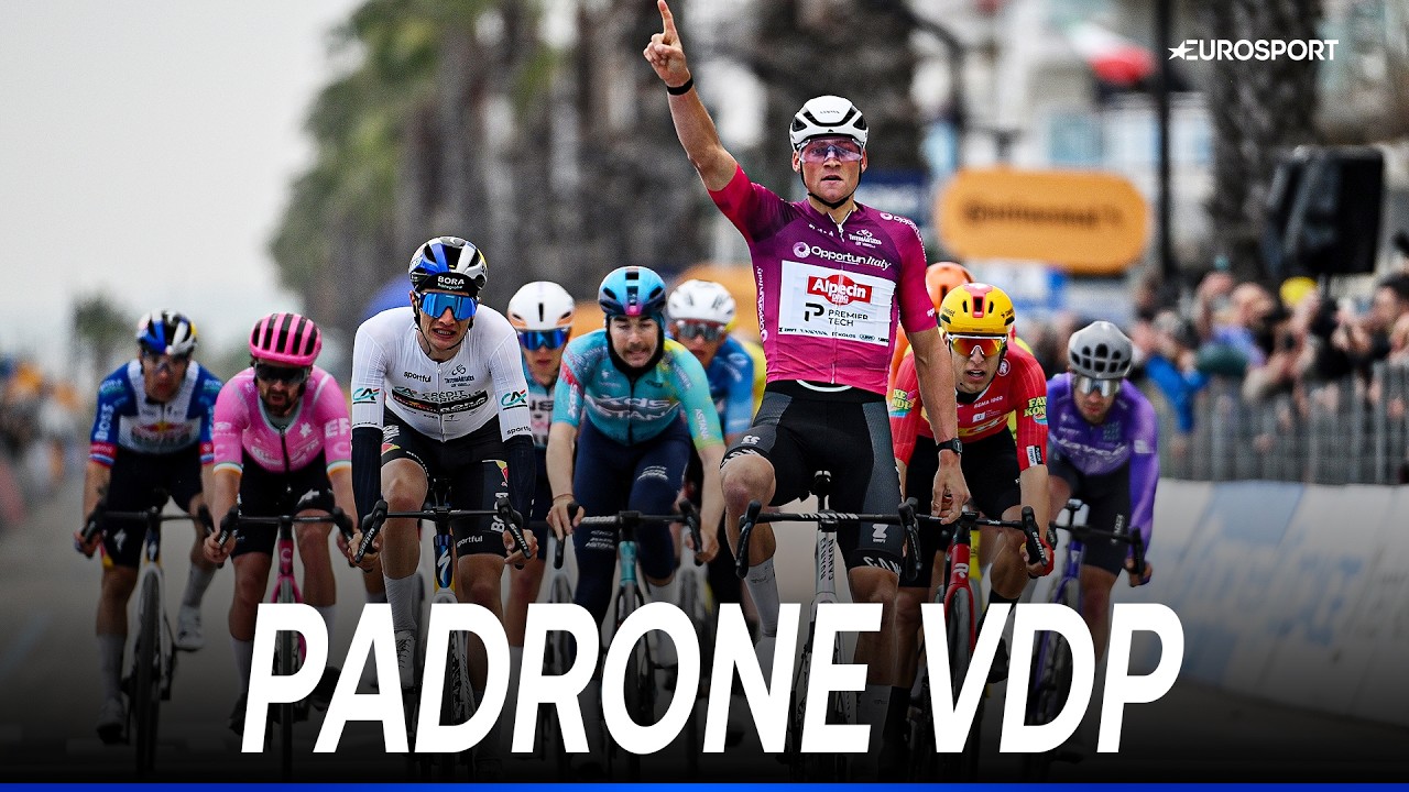 VAN DER POEL domina la volata! PELLIZZARI 2&deg; e nuovo LEADER | TIRRENO-ADRIATICO 2026 | ULTIMO KM