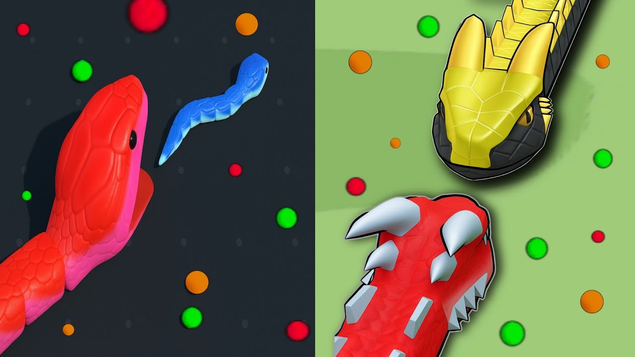 Snake Clash.io VS Snake Hero - Ultimate Snake Game Showdown! #gamingvideos 
