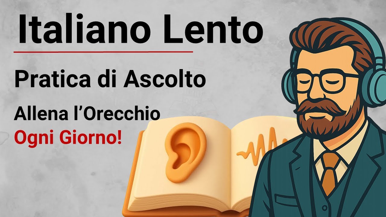 Impara l&rsquo;Italiano con Storie | Ascolto Lento & Pratica di Fluidit&agrave; |Shadowing per Principianti A1/A2