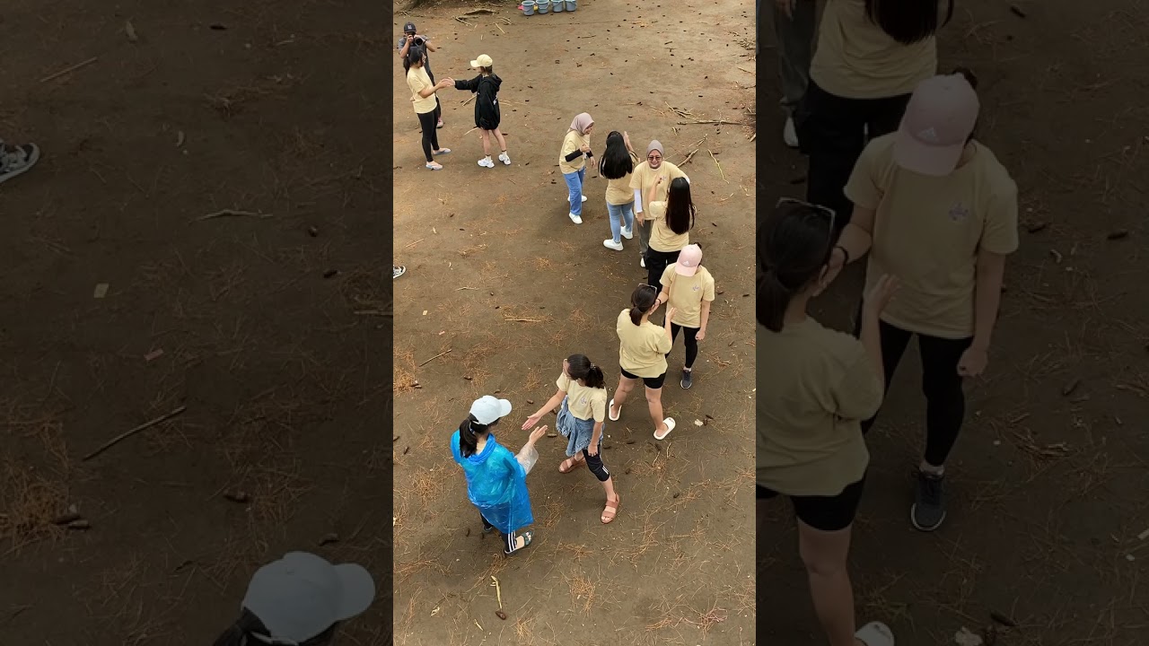 FUNNY OUTDOOR GAME FOR TEAM OUTING #shorts #outbound #teamwork #outboundtraining #icebreaking #games