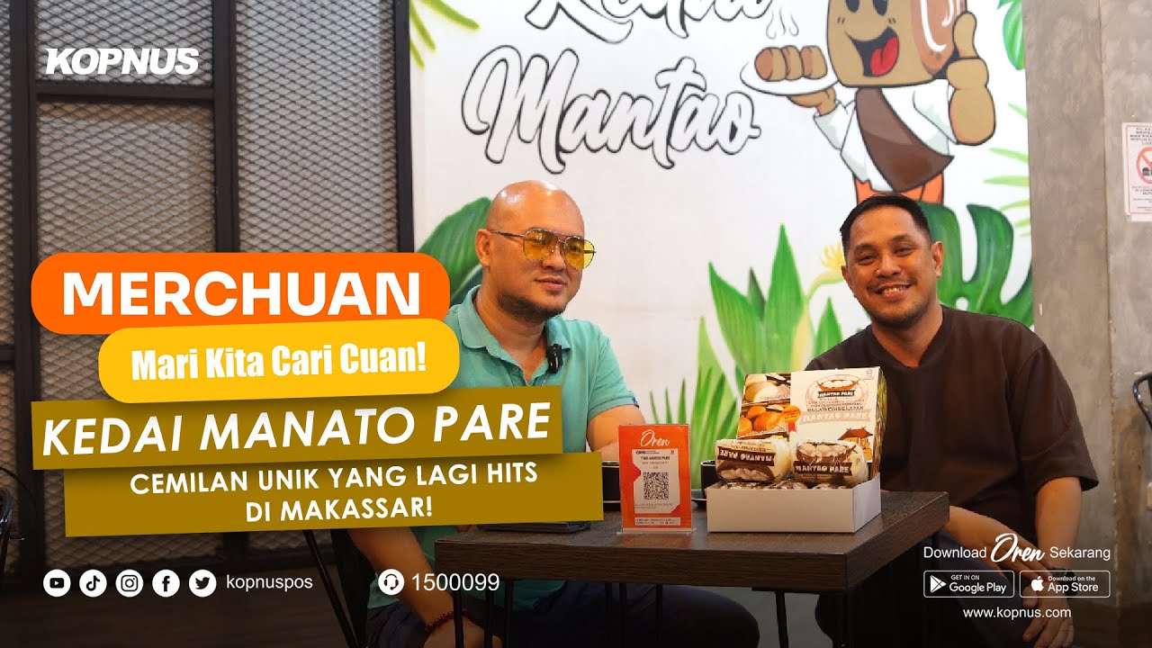KEDAI MANTAO PARE! CEMILAN UNIK YANG LAGI HITS DI MAKASSAR! 