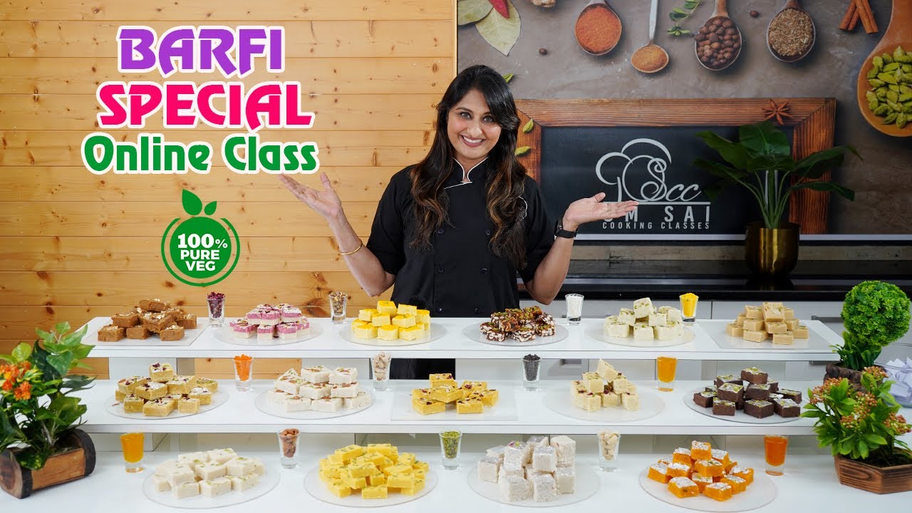 Barfi Special Online Cooking Class ☎️+91 8551 8551 04 ☎️+91 8551 8551 07 By Om Sai Cooking Class
