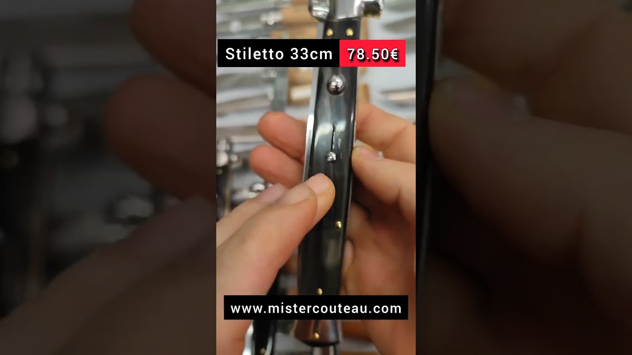 Le vrai couteau a cran d'arr&ecirc;t italien