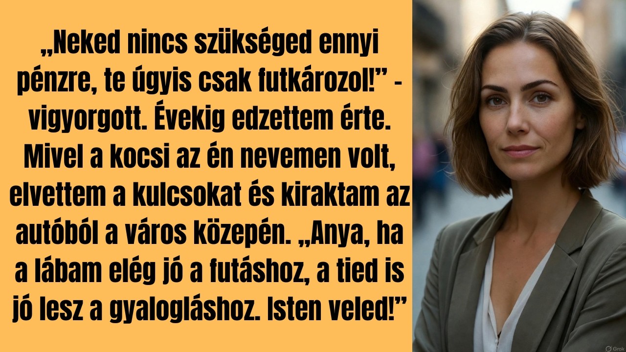 Anyám ellopta a sportversenyen nyert pénzjutalmamat az öcsém új motorjára – Azonnal visszavettem...