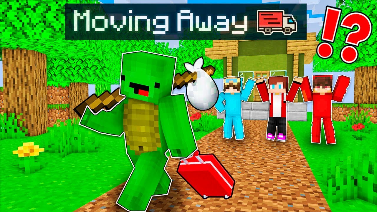 Mikey FOREVER MOVING AWAY from JJ and Cash and Nico In Minecraft! - Maizen